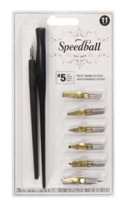 Speedball Signature Series Calligraphy SET-GOLD & Silver