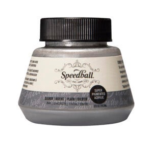 Super Pigmented Acrylic Ink 2oz Silver