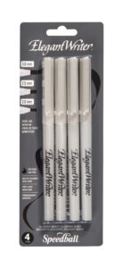 Elegant Writer 4pk in Packaging - Black Pens