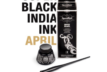Super Black India Ink April - Speedball Art