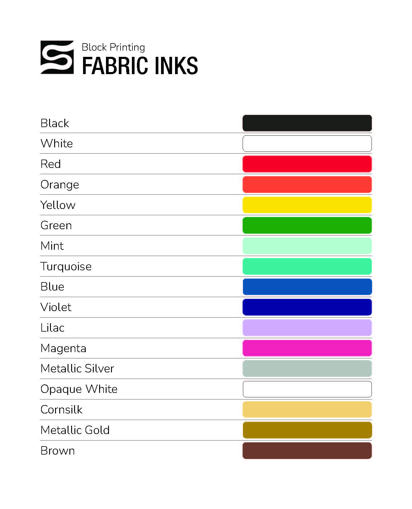 Speedball® Fabric Block Print Set 37ml 4 Pcs - Prime Art